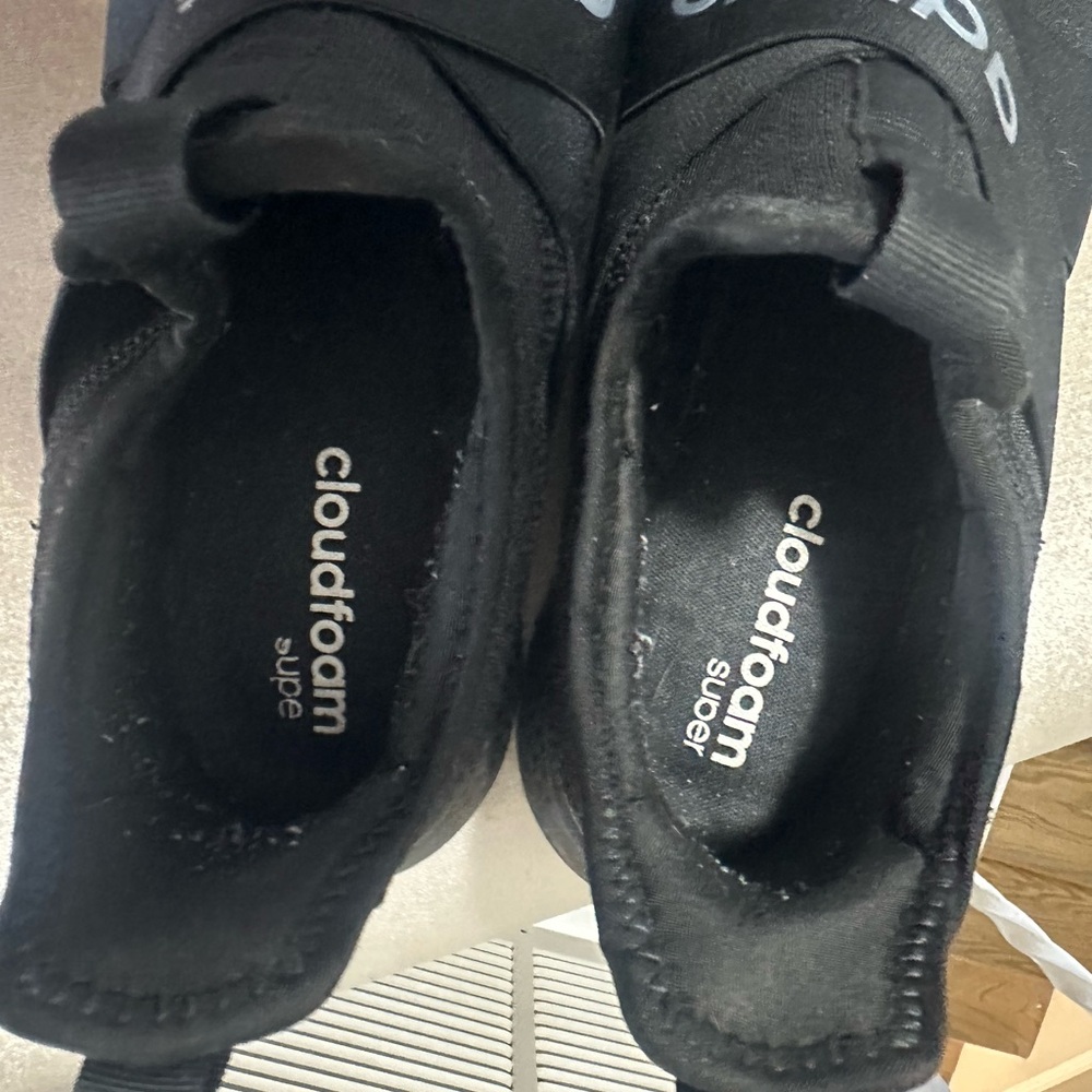 Adidas Black Slip-On Cloudfoam - Picture 4 of 5
